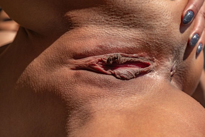 Victoria Mur in lace lingerie leans on kitchen counter sun warming her bare skin and curves — Victoria Mur #12