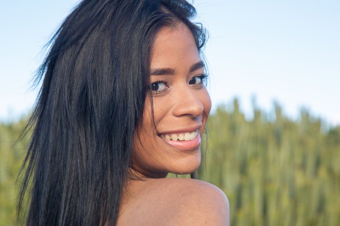 Karin Torres bares her curves in Tenerifes cactus fields, posing solo with bold confidence — Karin Torres #7